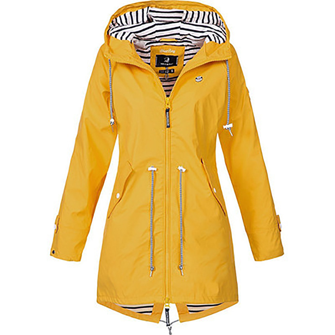 Olivia | Hooded Raincoat