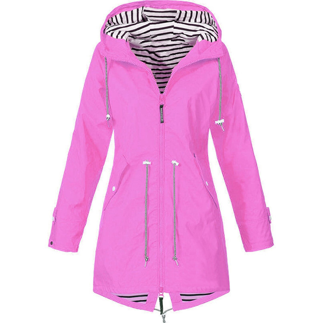 Olivia | Hooded Raincoat