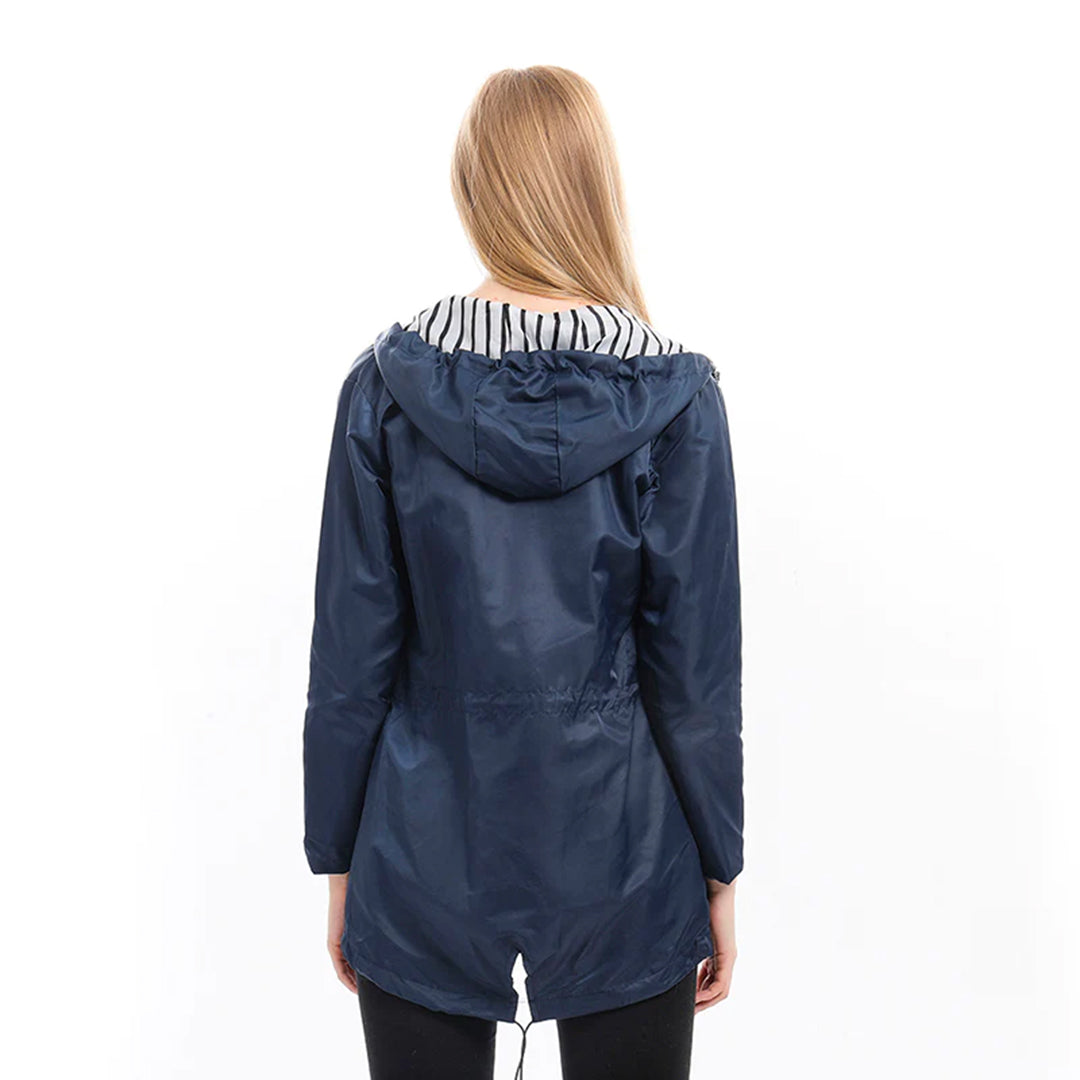 Olivia | Hooded Raincoat