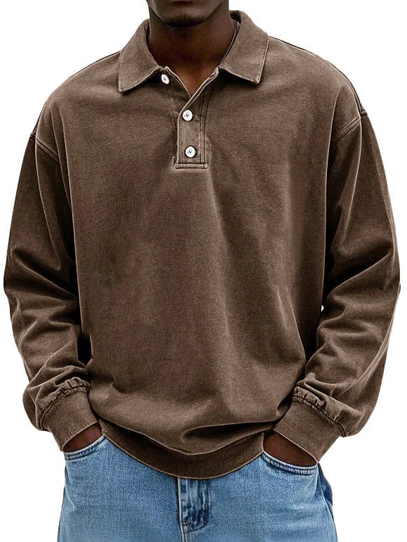 Michael Long Sleeve Polo Shirt