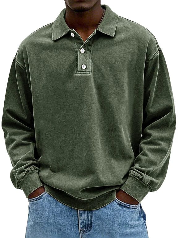 Michael Long Sleeve Polo Shirt