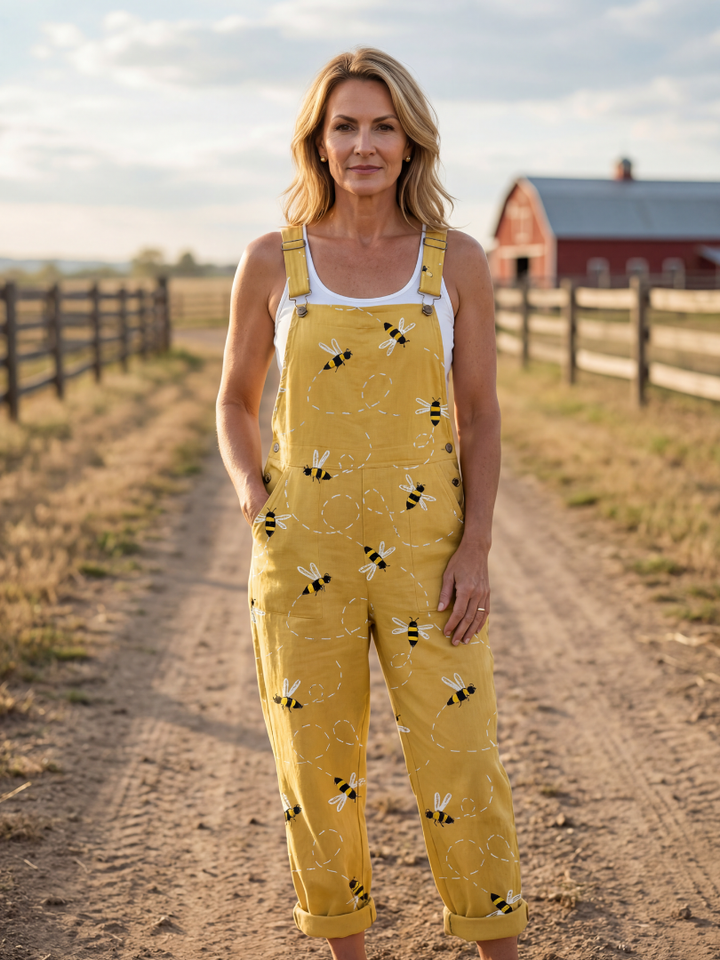 Solena | Light HoneyBee Jumpsuit