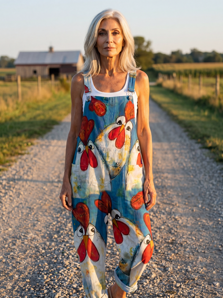 Zanira | Playful Motif Jumpsuit