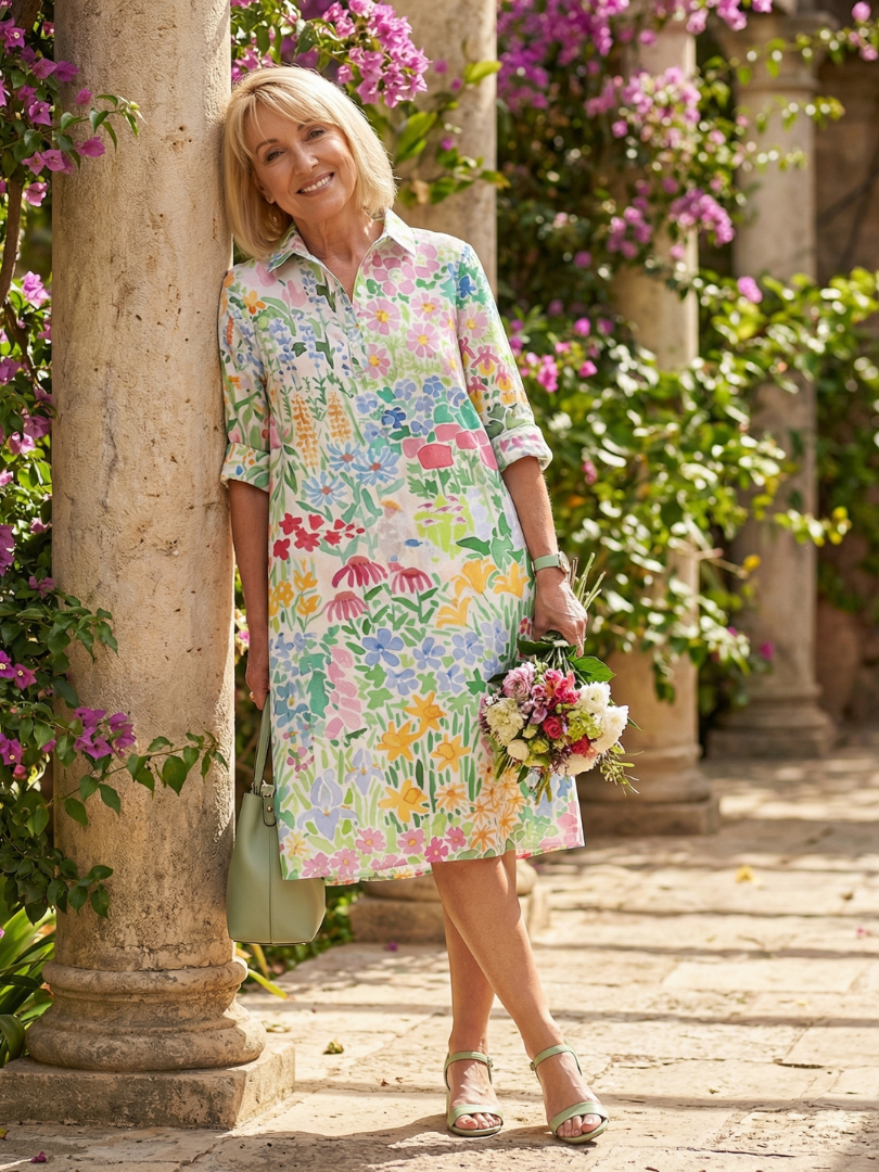 Elara | Floral Day Dress
