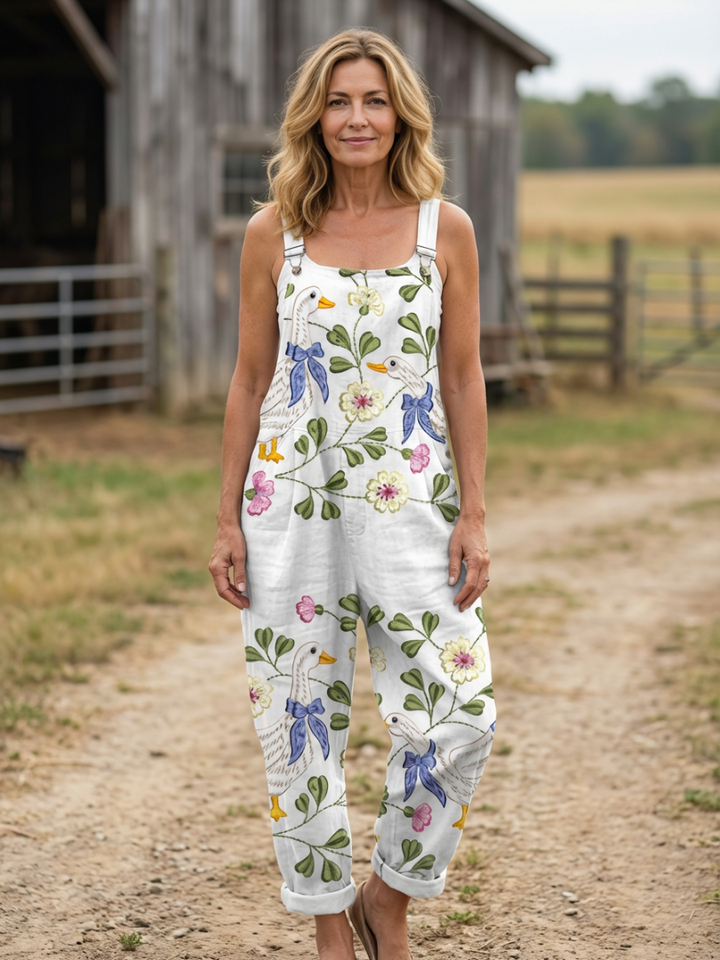 Aurelle | Peace Strap Jumpsuit