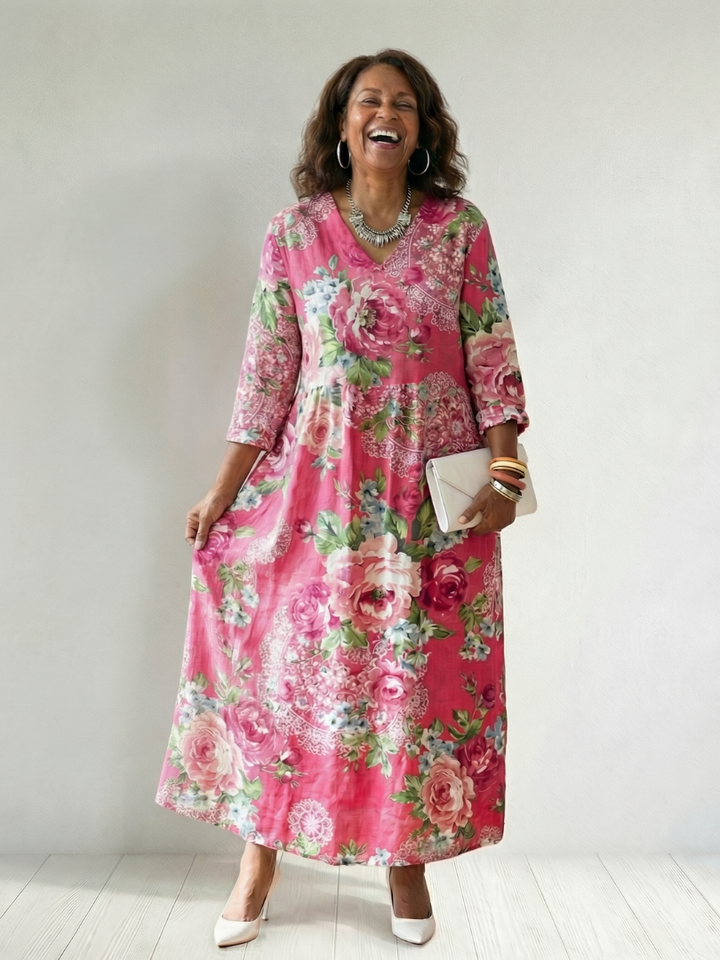 Elowen | Garden Bloom Midi Dress