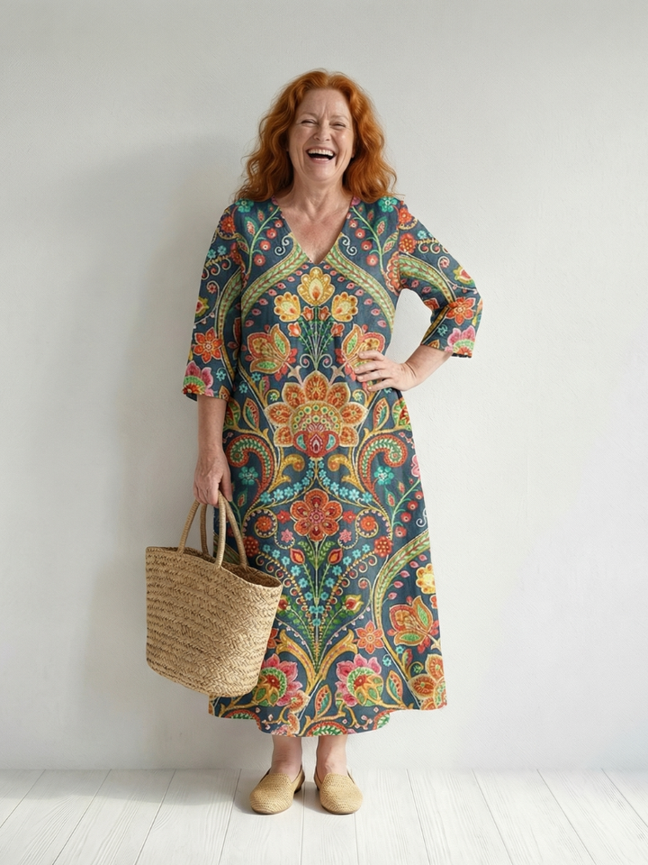 Norelle | Easy Shape Garden Midi Dress