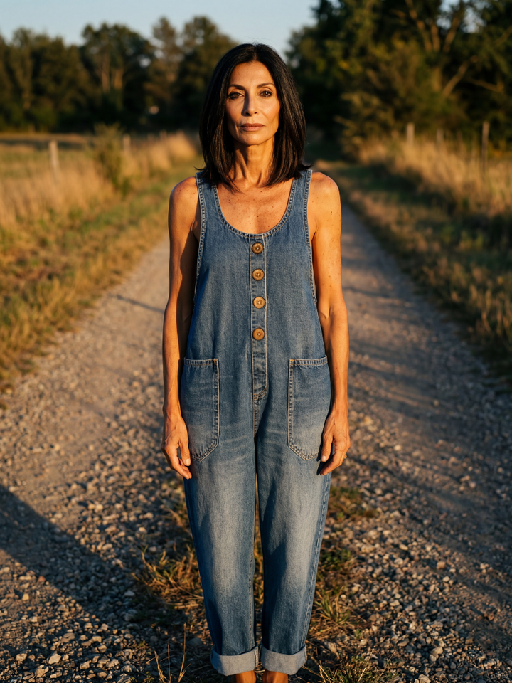 Serelle | Rooster Motif Jumpsuit