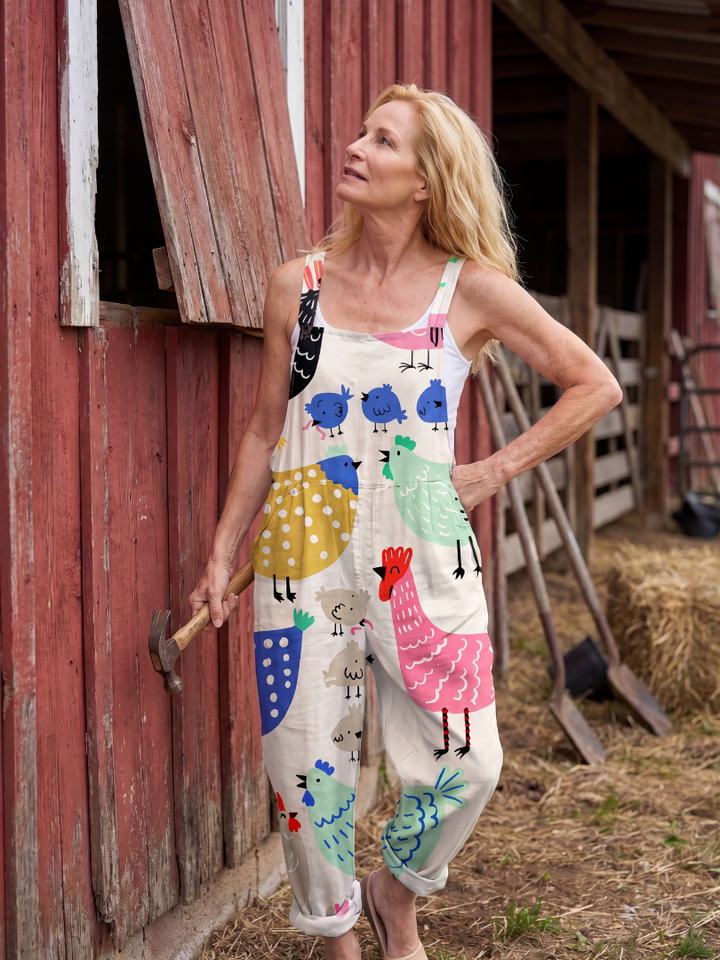 Velina | Everyday Motif Strap Jumpsuit