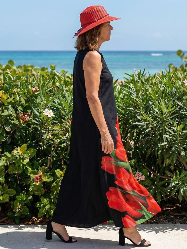 Sienna | Soft Rose Maxi Dress