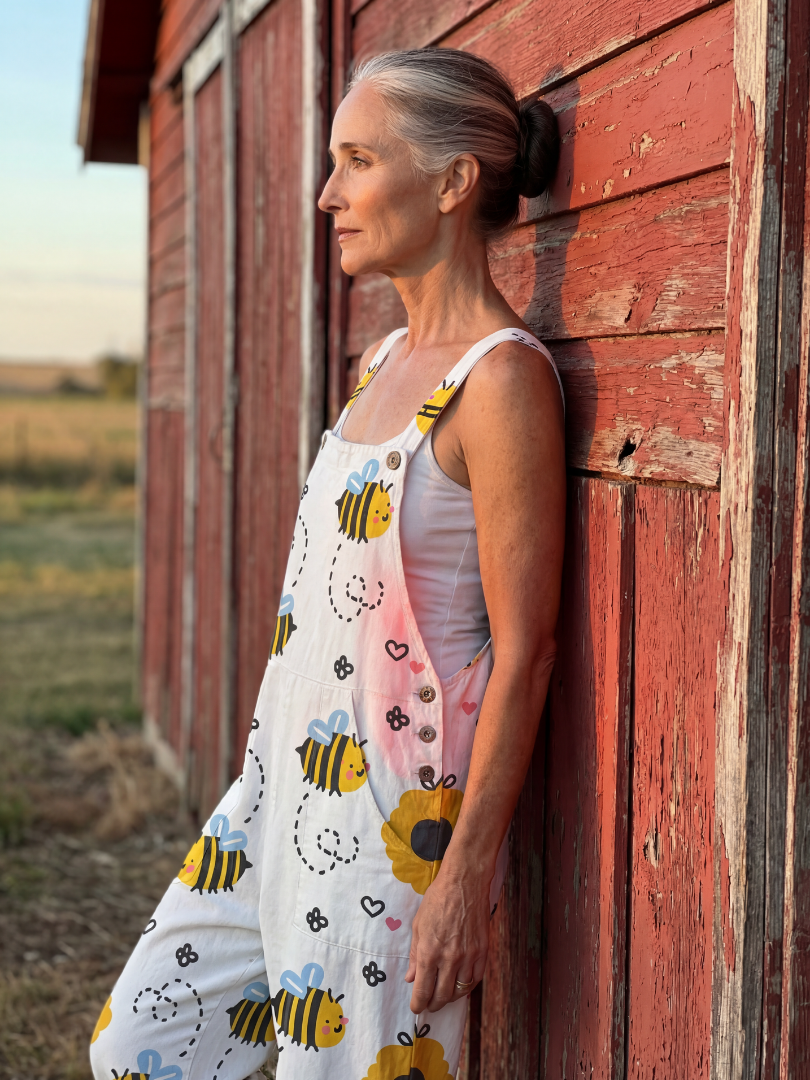 Lorena | Bee Flower Jumpsuit