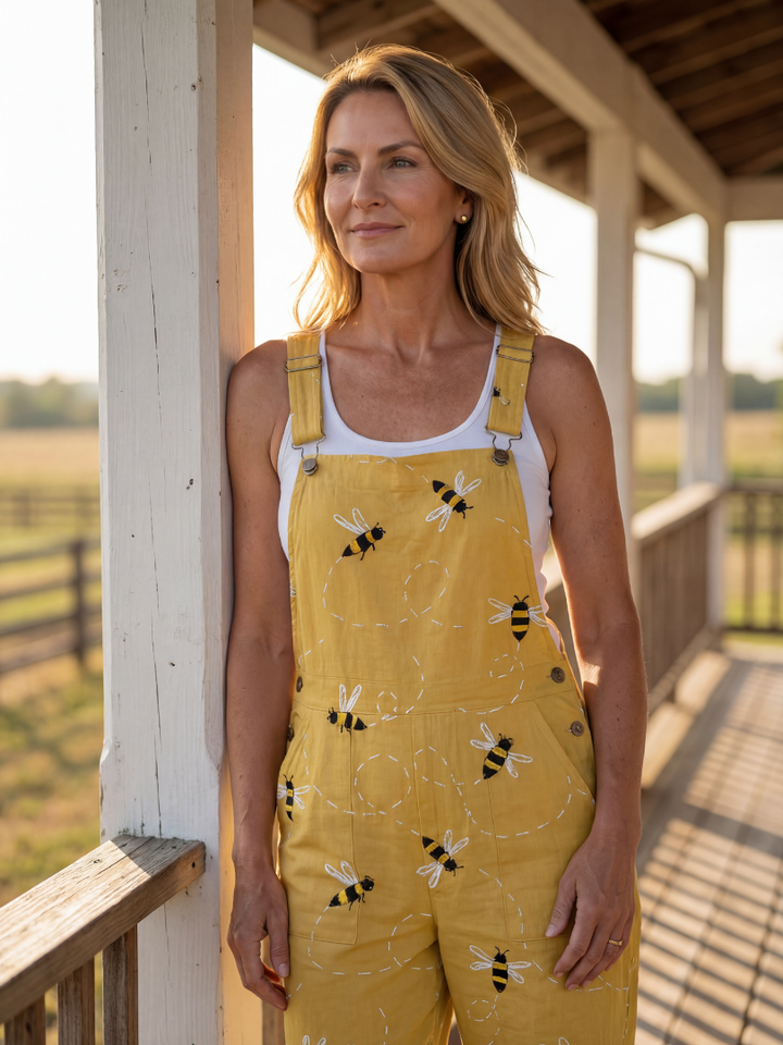 Solena | Light HoneyBee Jumpsuit