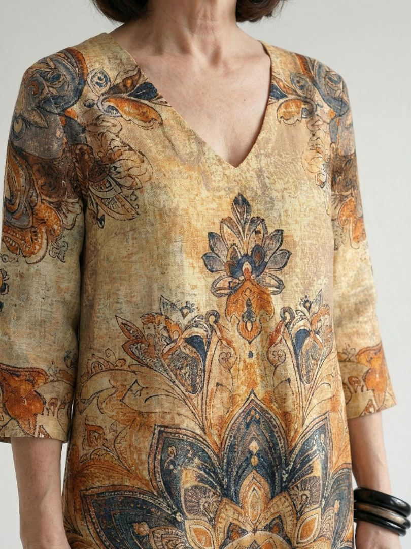 Arelia | Gentle Floral Midi Dress