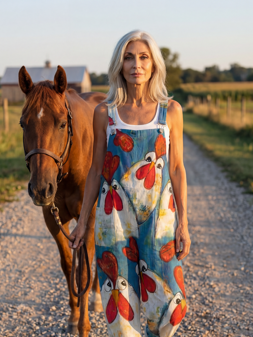 Zanira | Playful Motif Jumpsuit