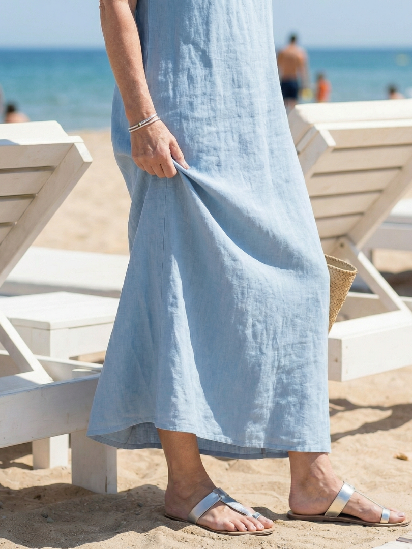 Alina | Easy Fall Midi Dress