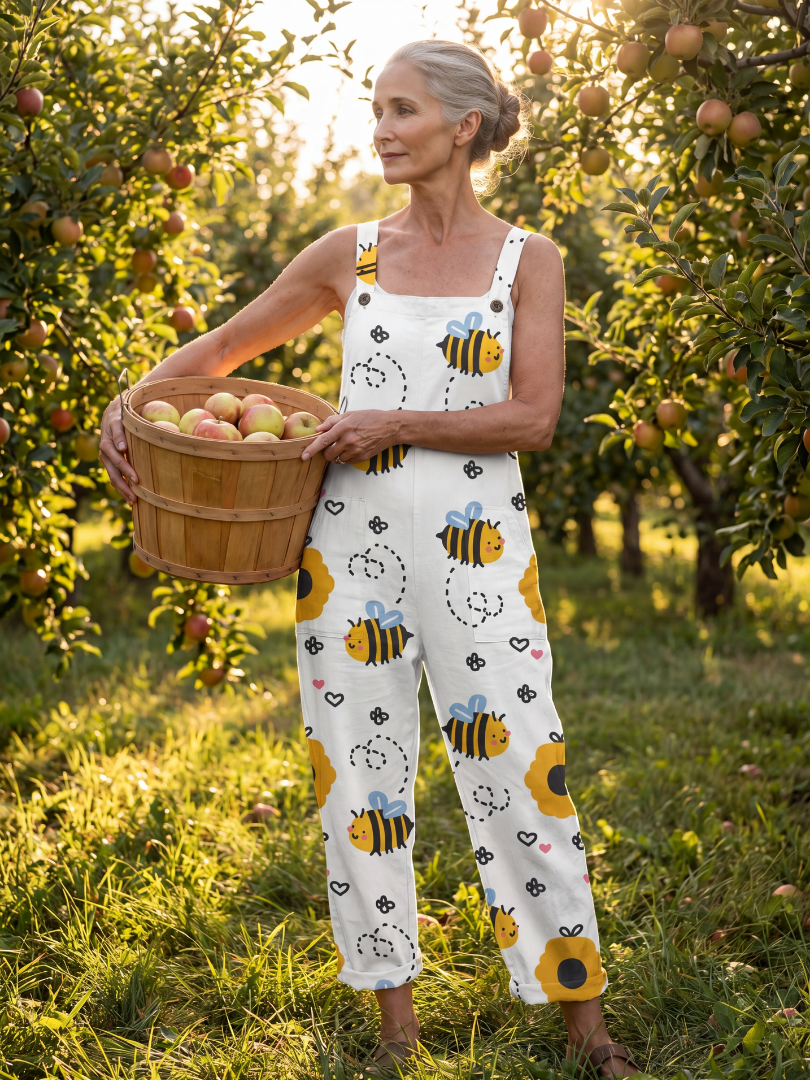 Lorena | Bee Flower Jumpsuit