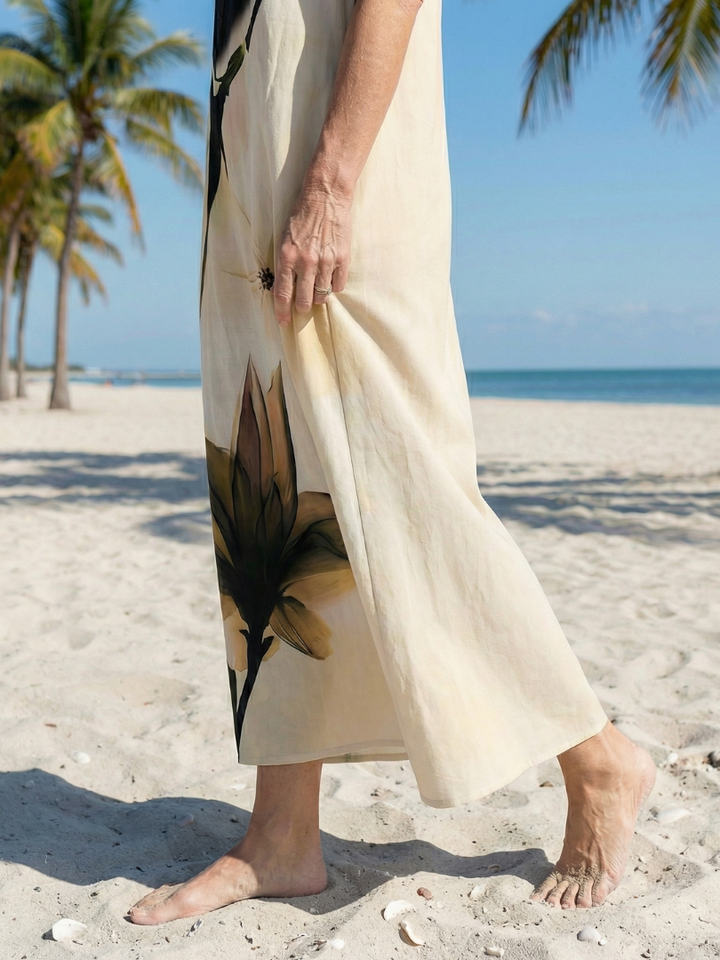Evania | Gentle Fall Maxi Dress