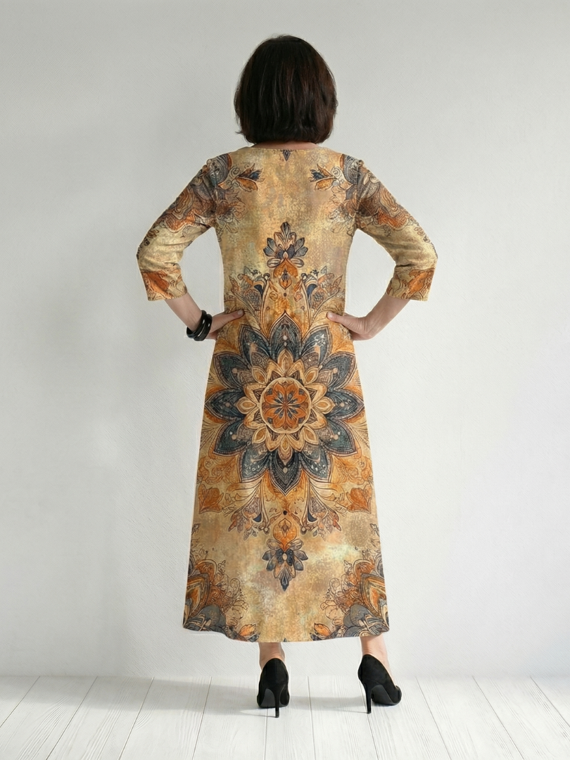 Arelia | Gentle Floral Midi Dress