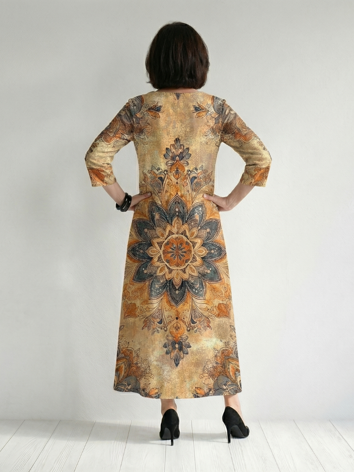 Arelia | Gentle Floral Midi Dress