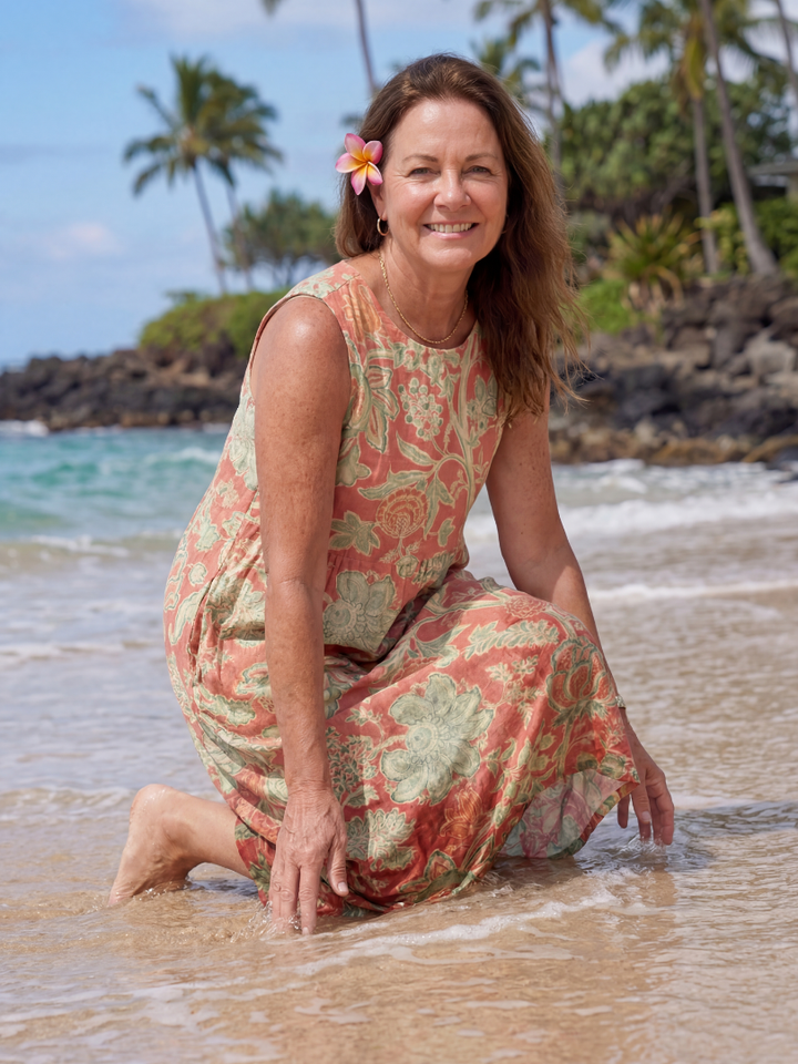 Amaya | Beach Midi Dress