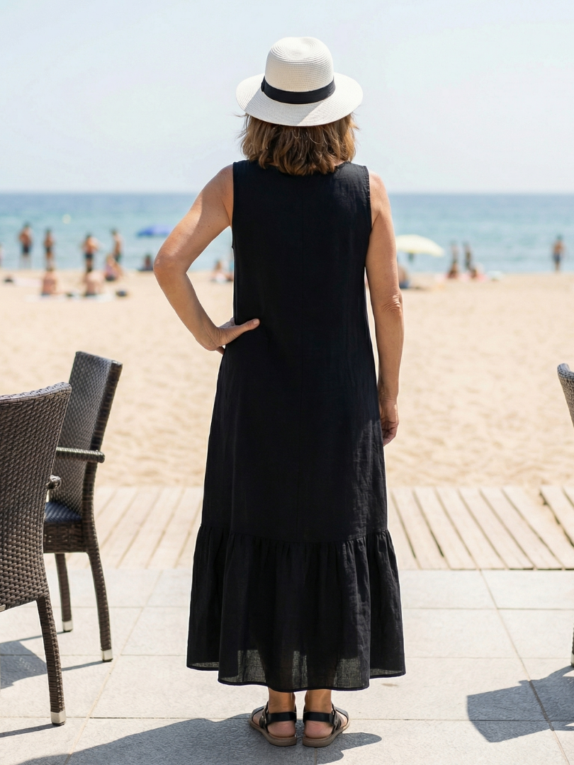 Ismera | Easy Drape Midi Dress
