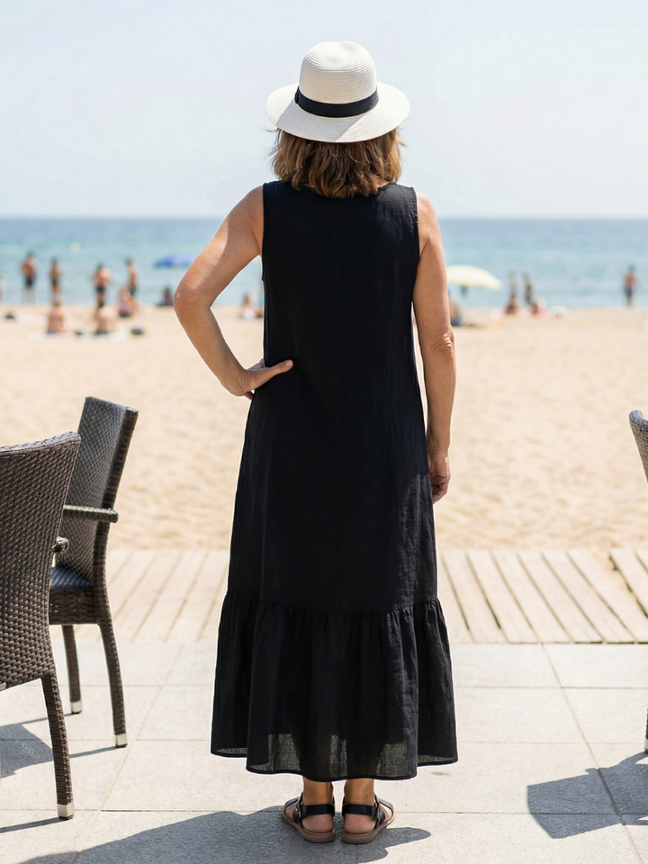 Ismera | Easy Drape Midi Dress