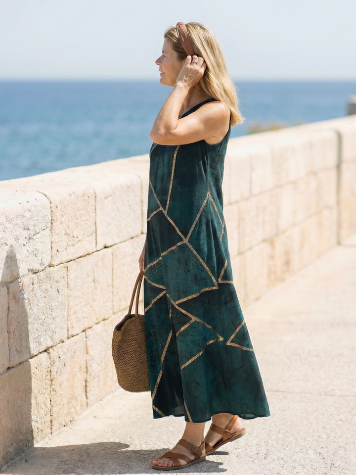 Aveline | Calm Tide Midi Dress