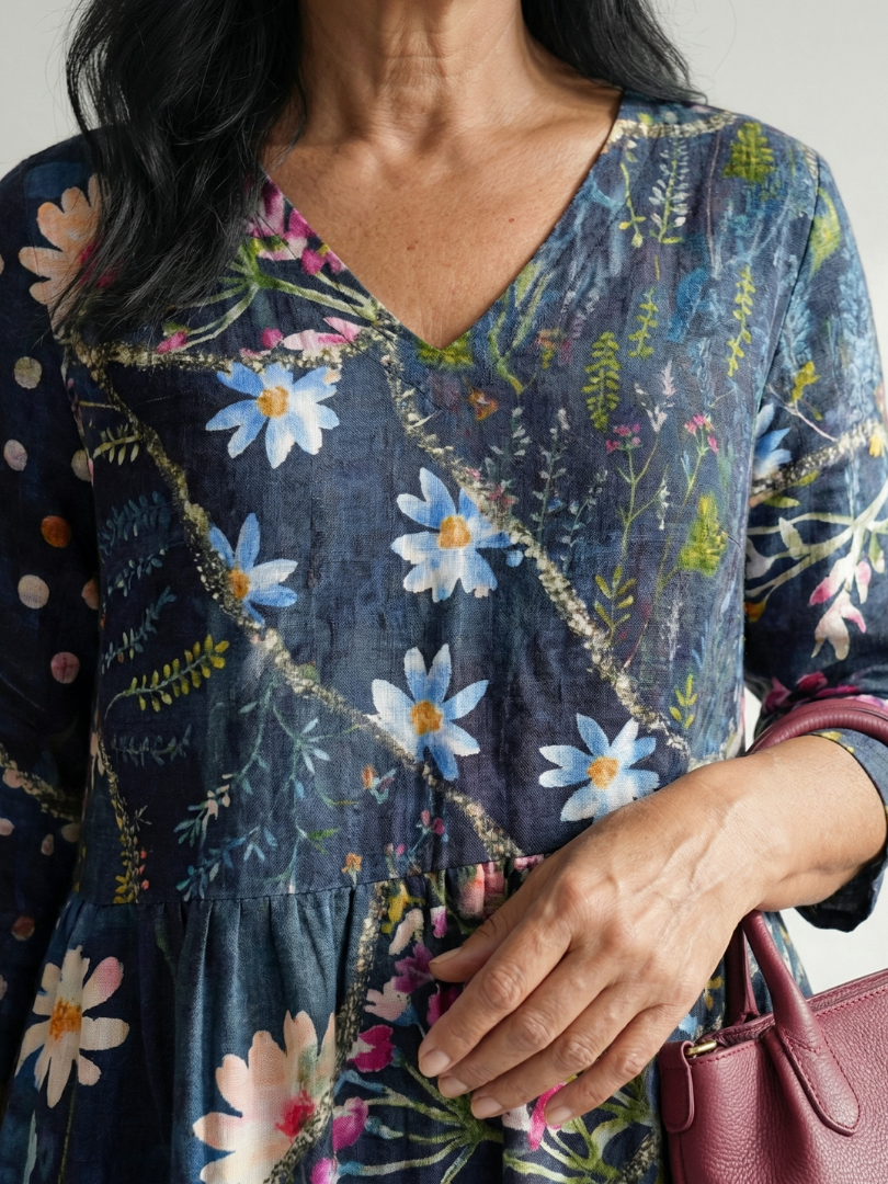 Orien | Easy Gather Floral Midi Dress