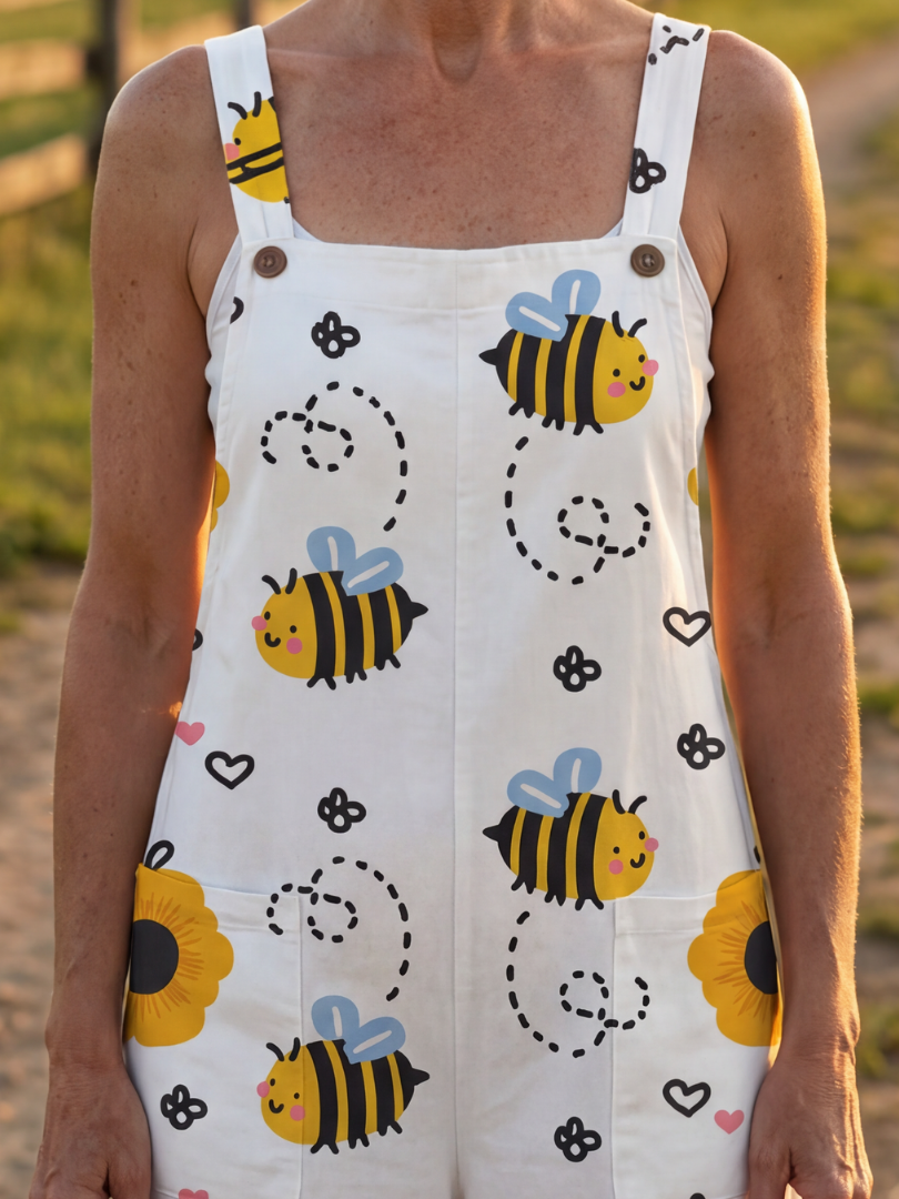 Lorena | Bee Flower Jumpsuit