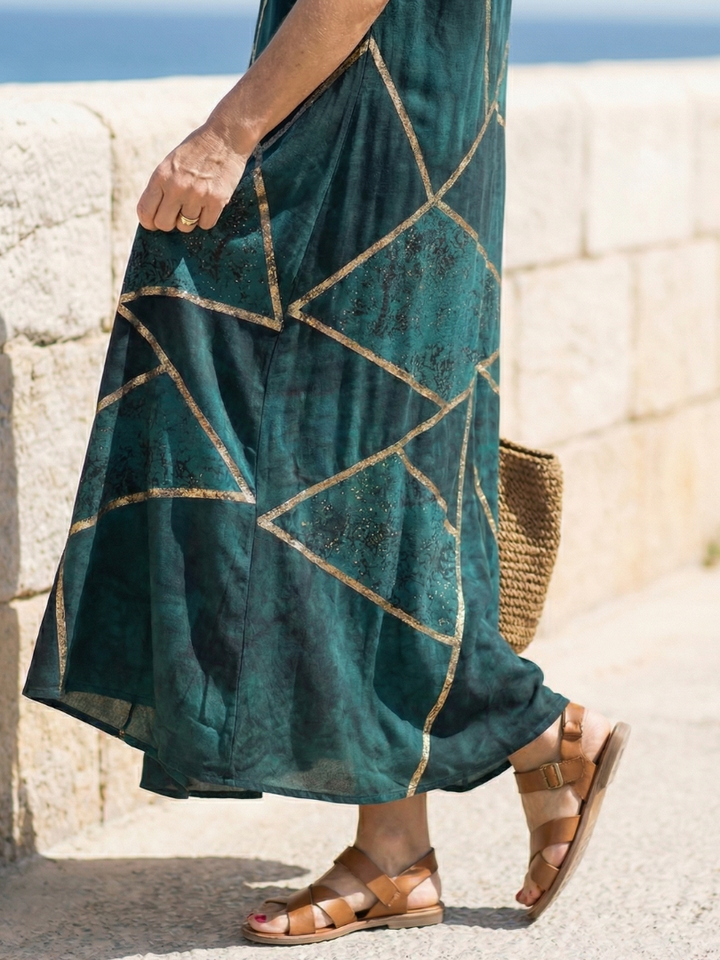 Aveline | Calm Tide Midi Dress