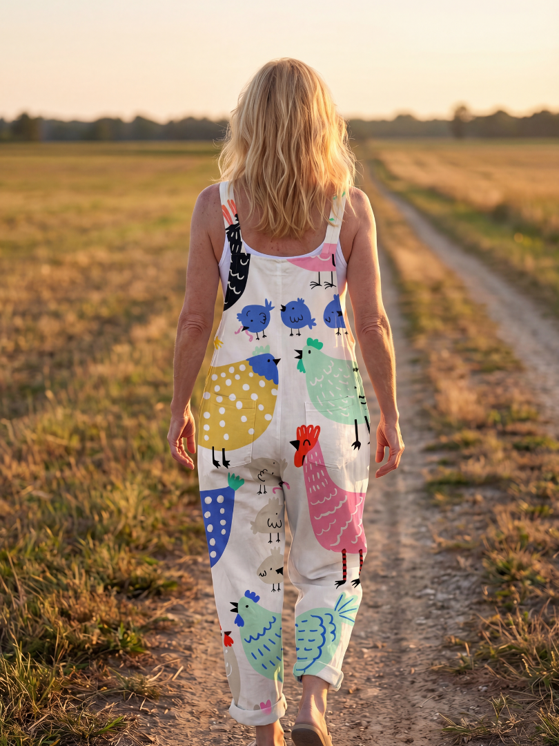 Velina | Everyday Motif Strap Jumpsuit