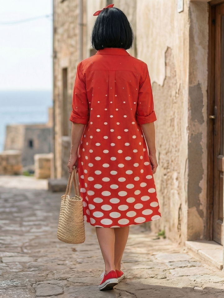 Eva | Bright Day Dot Dress