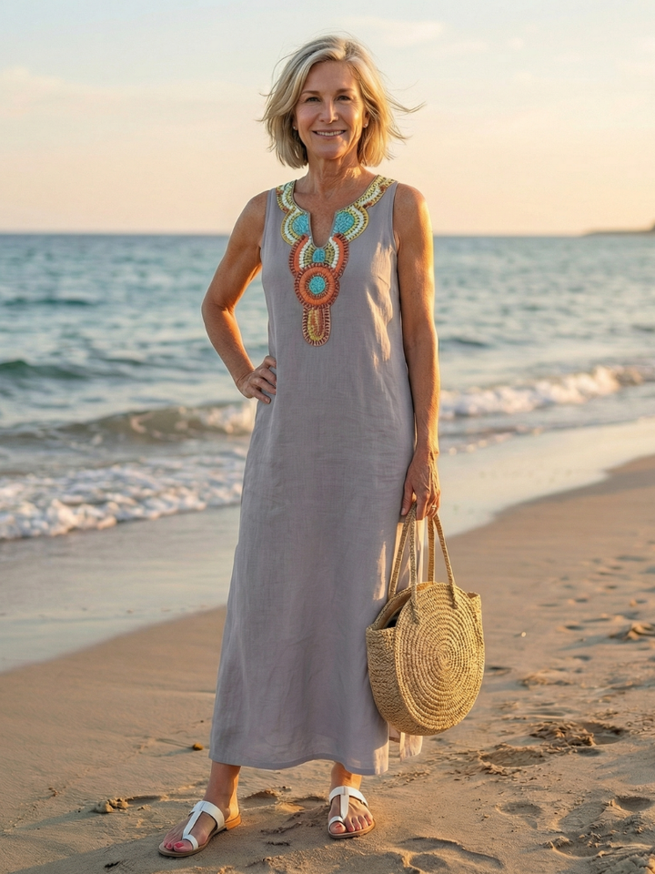 Calira | Airy Flow Midi Dress