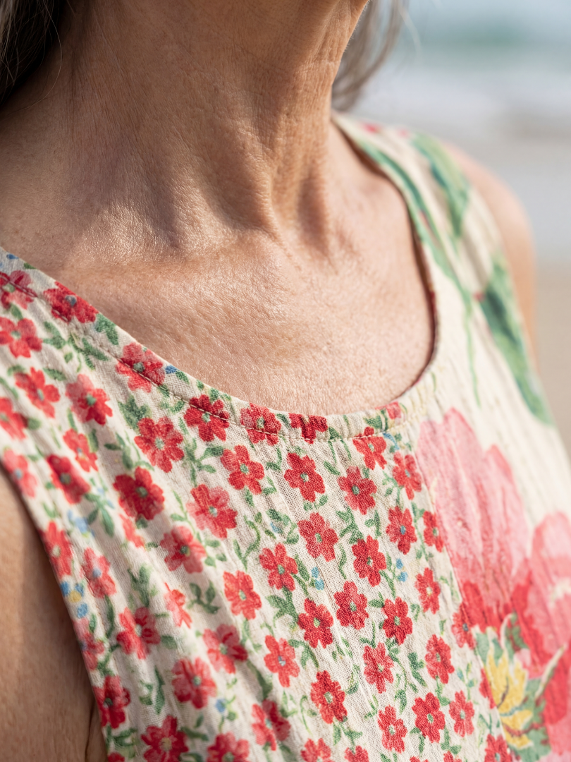 Tala | Coastal Floral Midi Dress