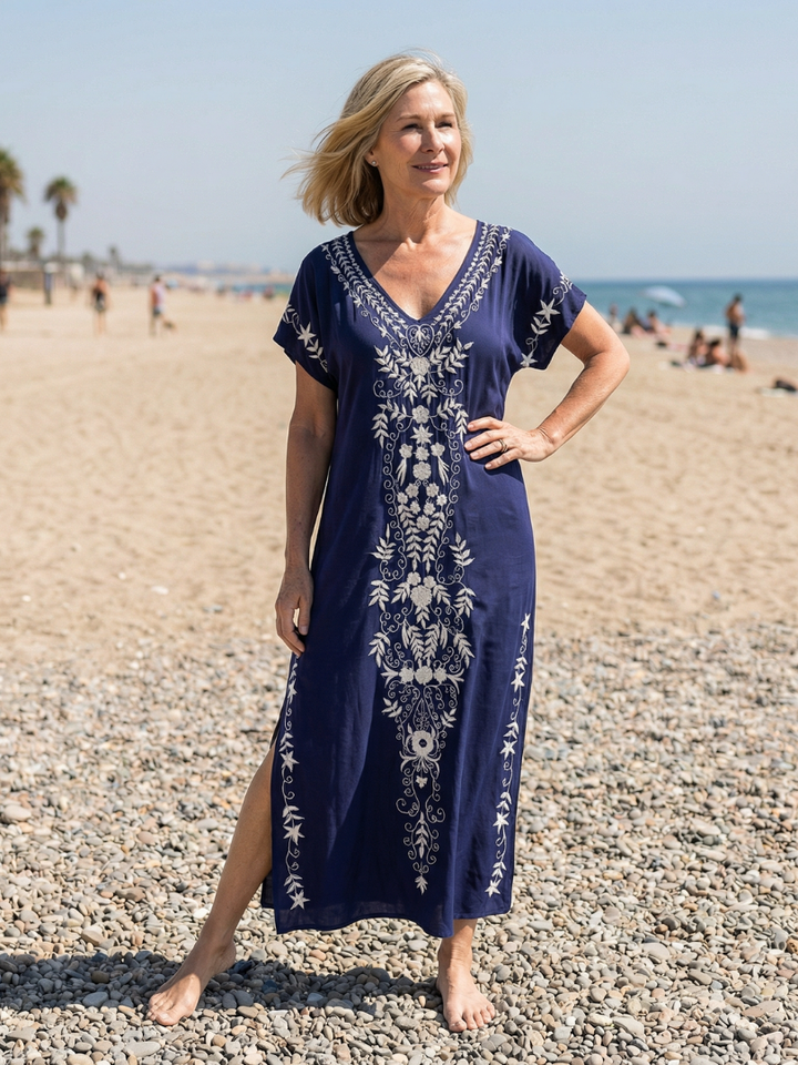 Virelle | Light Drape Midi Dress