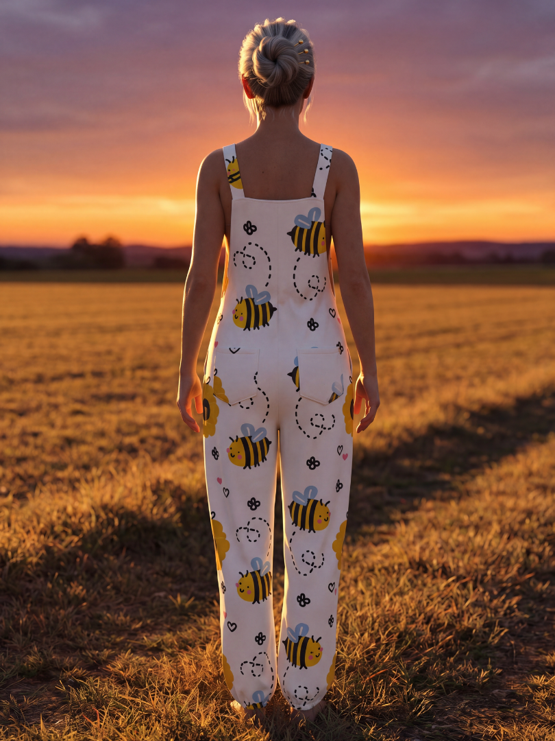 Lorena | Bee Flower Jumpsuit