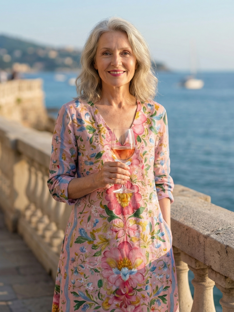 Orlina | Light Form Floral Midi Dress