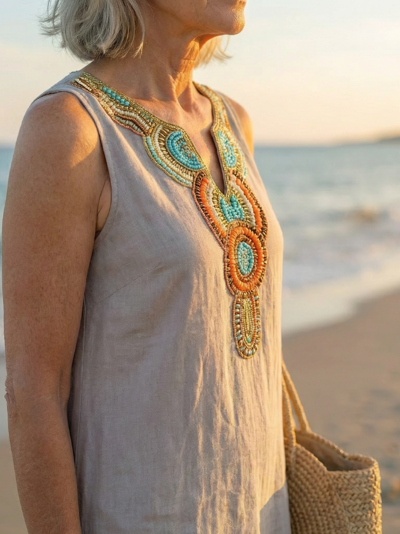 Calira | Airy Flow Midi Dress