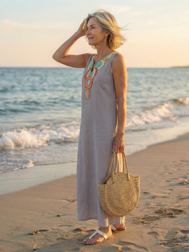 Calira | Airy Flow Midi Dress