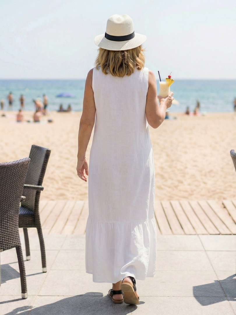 Ismera | Easy Drape Midi Dress