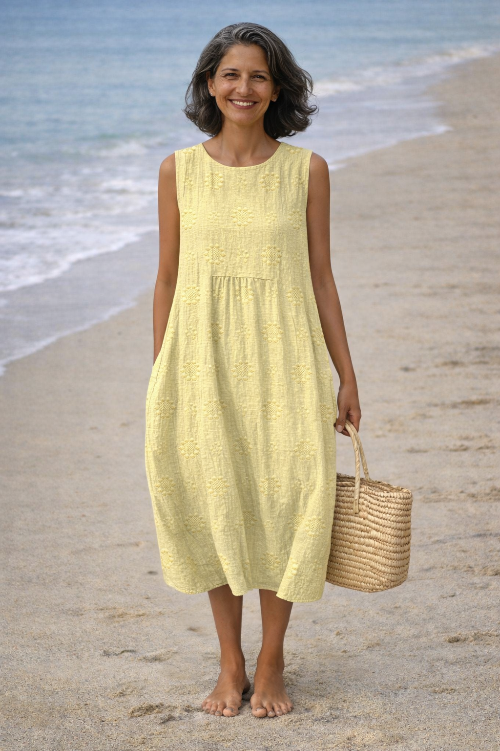 Sara | Vestito midi stampato