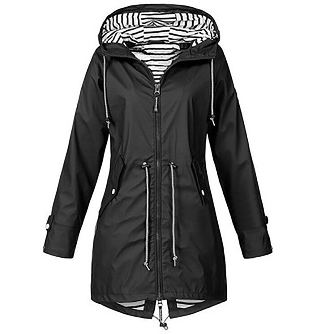 Olivia | Hooded Raincoat