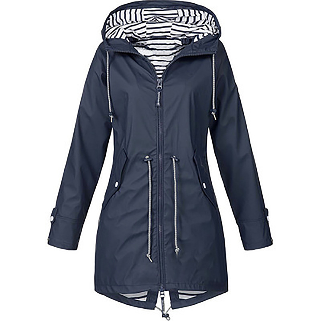 Olivia | Hooded Raincoat