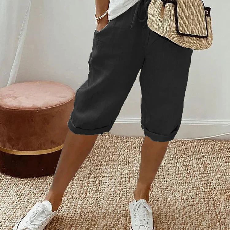 LUI™ – LIGHT COTTON-LINEN SHORTS