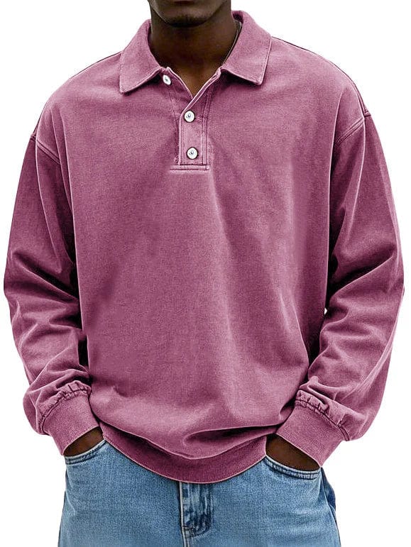 Michael Long Sleeve Polo Shirt