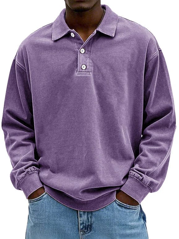 Michael Long Sleeve Polo Shirt