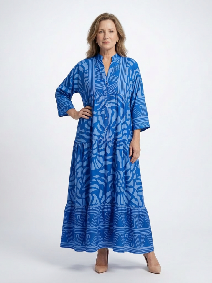 Laura | Button Front Midi Dress